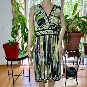 💜 Dress Barn Multi Color Print Dress2/25$💜